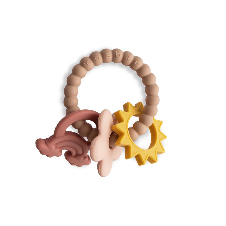 Rammelaar Mushie Teether ring