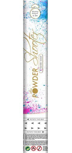 Feestartikelen Jep-Party Gender Reveal Powder Girl, poederkanon
