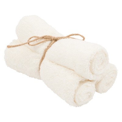 Handdoek Timboo Bamboo Gastendoek | Timboo daisy white