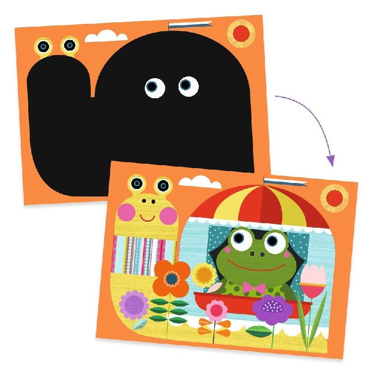 Kleuren Djeco It is fun to discover | Scratch Cards