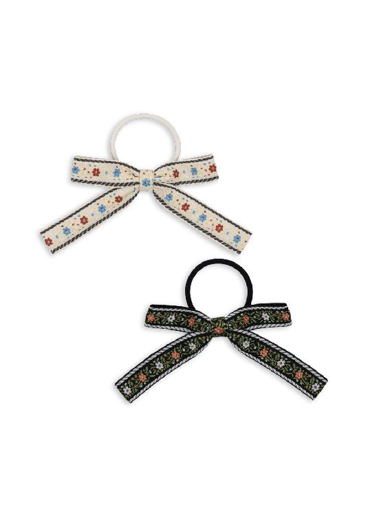 Haarelastiek Konges Slojd 2 pack bow elastic