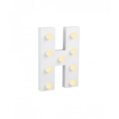 Figuurlamp PD Party, Light Letters - H