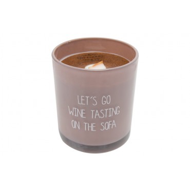 Kaars My Flame, Sojakaars, kaars in glas/geurkaars, fig's delight