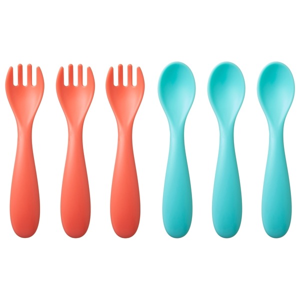 Bestek Nuby Cutlery, lepel/vork