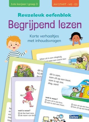 Boek DELTAS Reuzeleuk Oefenblok Begrijpend Lezen, doeboek