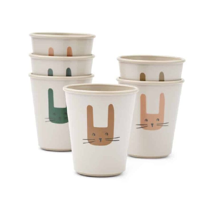 Drinkbeker Liewood Lana 6 Pack | bunny