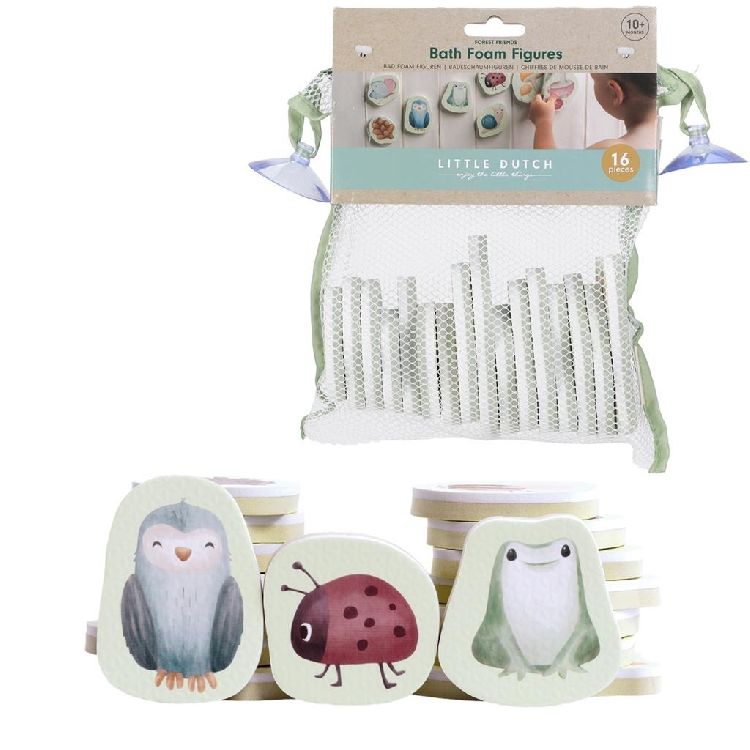 Badspeelgoed Little Dutch Bad Foam Figuren | Forest Friends