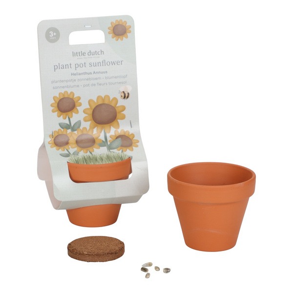 Tuinieren Little Dutch made by Tiamo Plantenpotje Zonnebloem