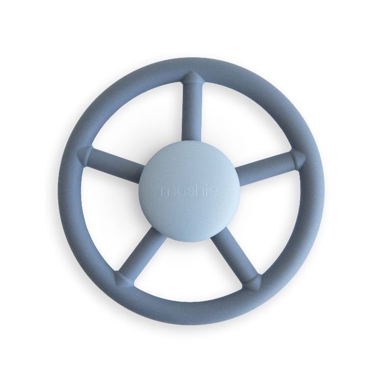 Speelgoed voor de eetstoel Mushie Suction Spinner Toy
