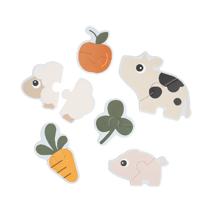 Puzzel Done by Deer Tiny Farm | First Jigsaw Puzzle Set