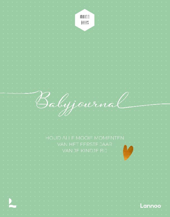 Boek LANNOO Mijn Babyjournal, invulboek