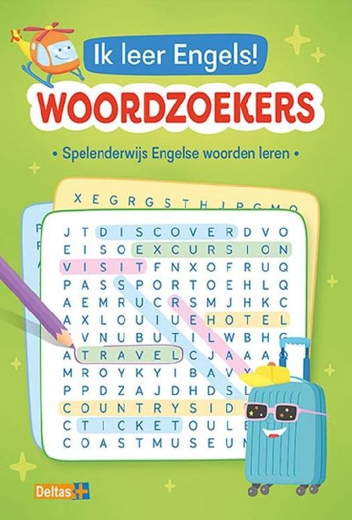 Boek DELTAS Ik Leer Engels - Woordzoekers, puzzelboek