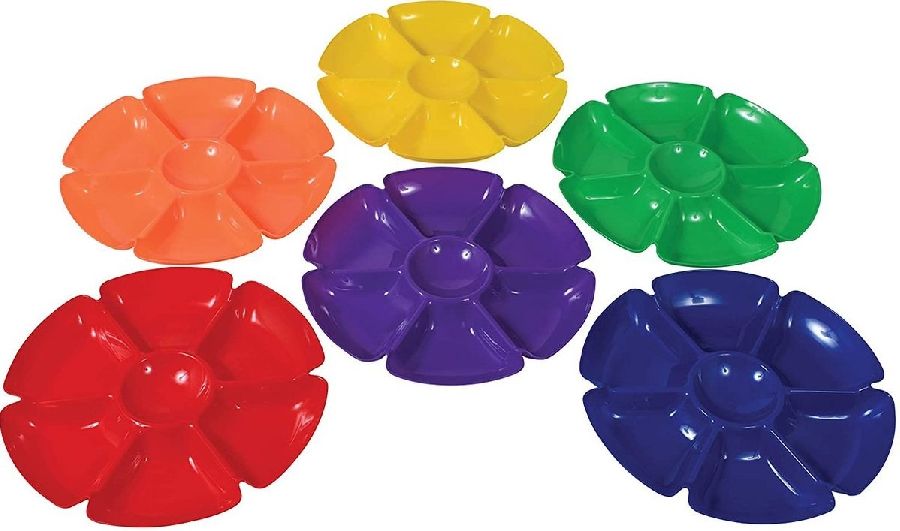 Speelbak TickiT Bloemen sorteren & verfbakken