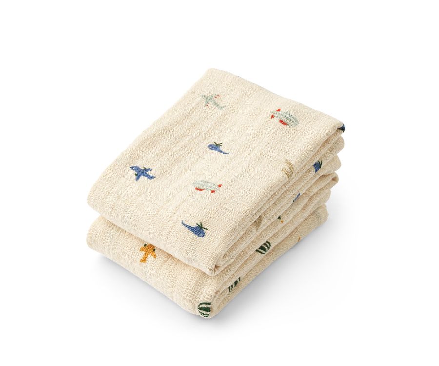 Tetra doek Liewood Lewis 2 Pack | Aviator