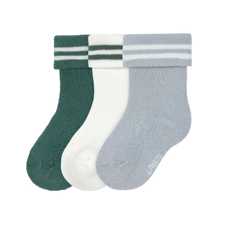 Kousen Laessig Terry Socks 3pcs, klassiek model