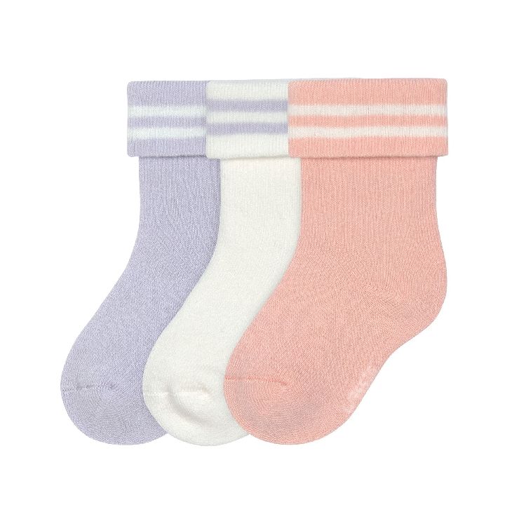 Kousen Laessig Terry Socks 3pcs, klassiek model