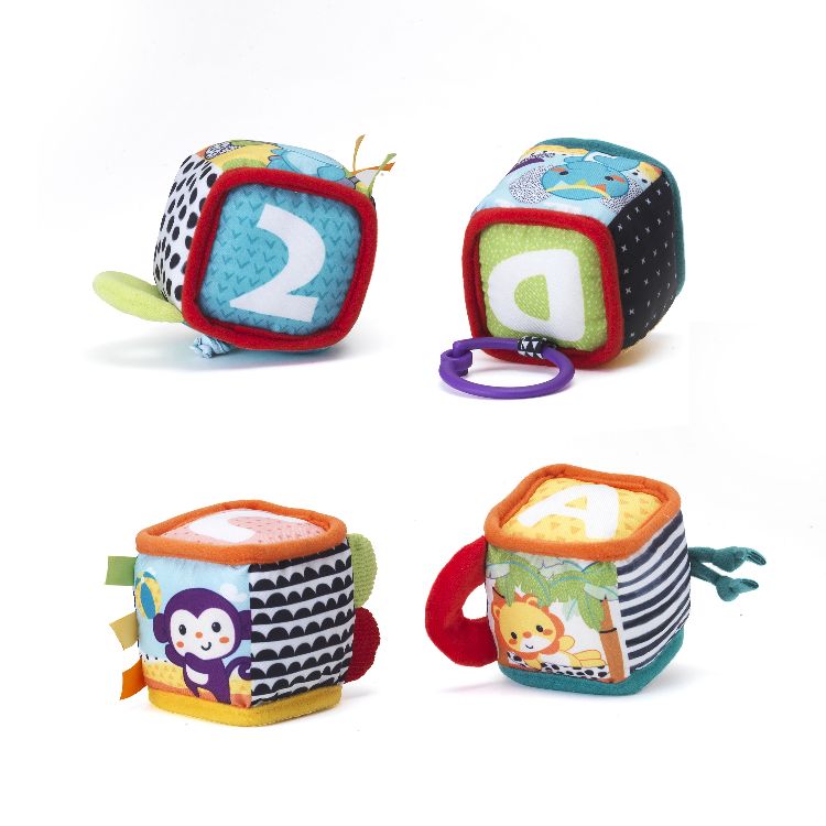 Blokken Infantino Discover & play soft blocks