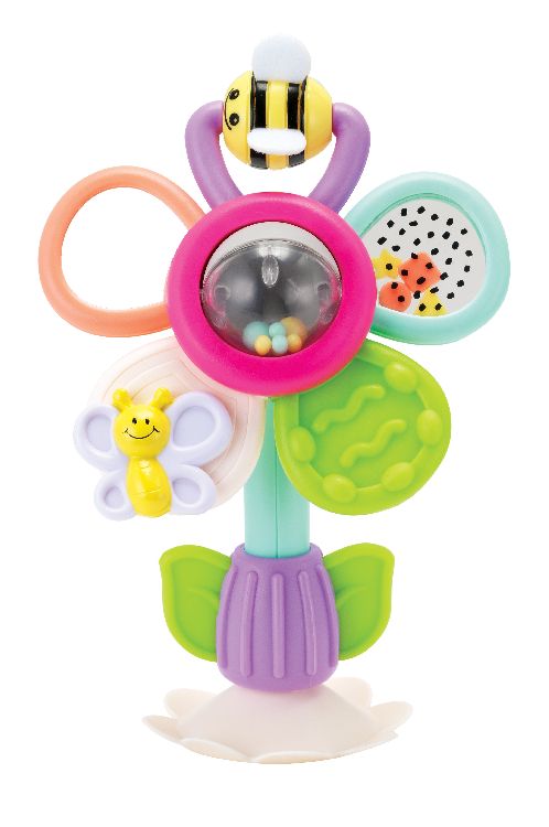 Speelgoed voor de eetstoel Infantino Stay & play funflower