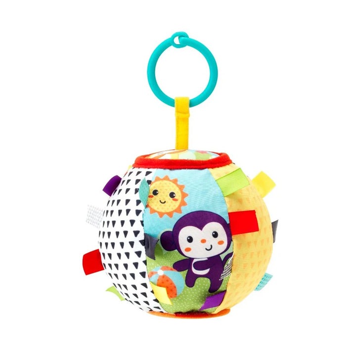 Speelgoed voor de maxi-cosi Infantino Sensory ribbon & chime ball