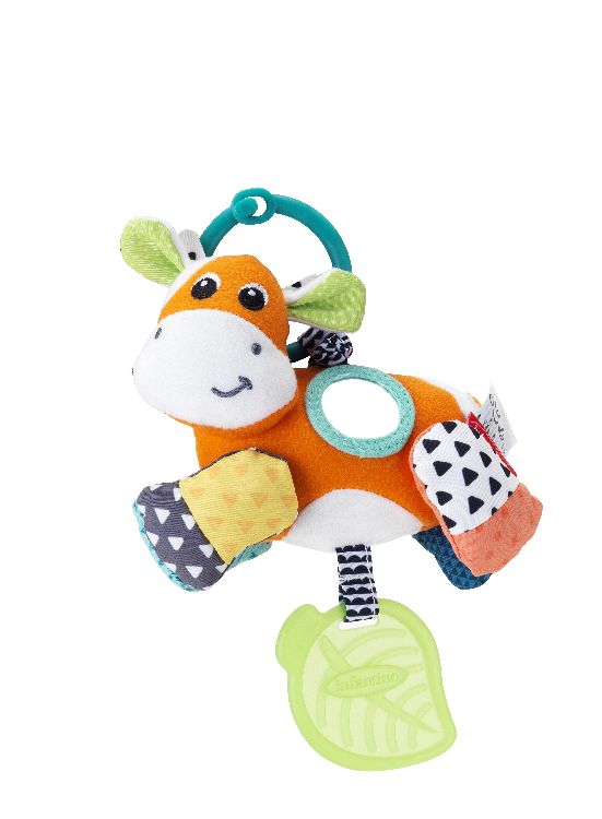 Speelgoed voor de maxi-cosi Infantino Jittery Cow