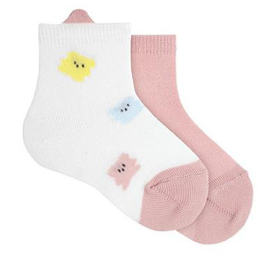 Kousen Condor Plain short socks+Jelly bear, klassiek model