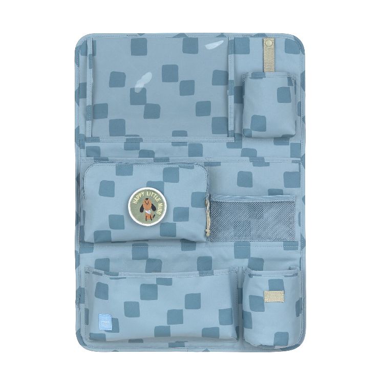 Organiser voor in de wagen Laessig Car Wrap-to-Go | Pattern Party blue Auto