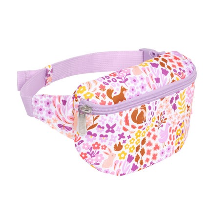 Heuptas Bum Bag roze/paars | Flower Garden