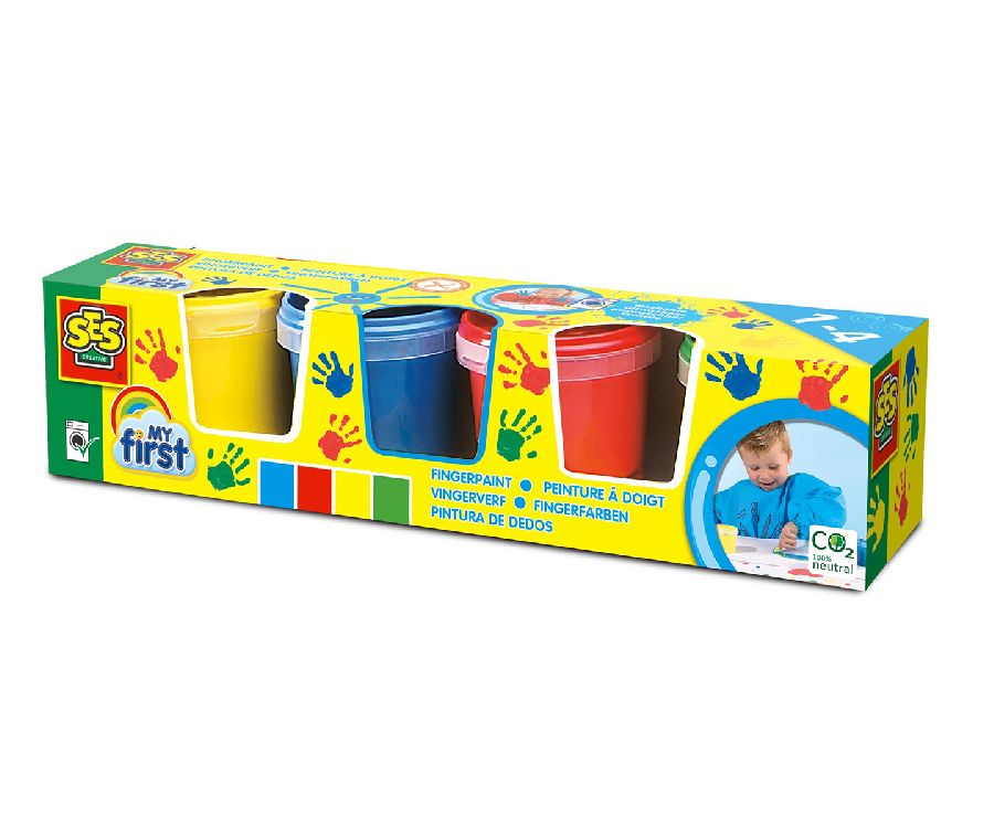 Verven SES Creative Fingerpaint 4x145ml | My First