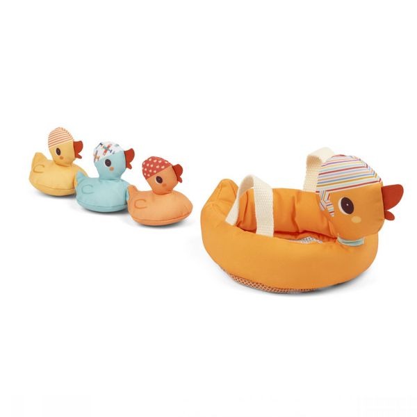 Badspeelgoed Lilliputiens Mama eend en haar magnetische eendjes