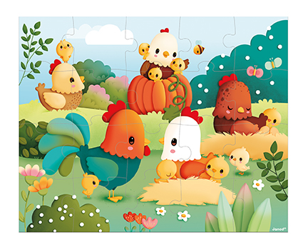 Puzzel Janod Welcome to the farmyard | Puzzle 20
