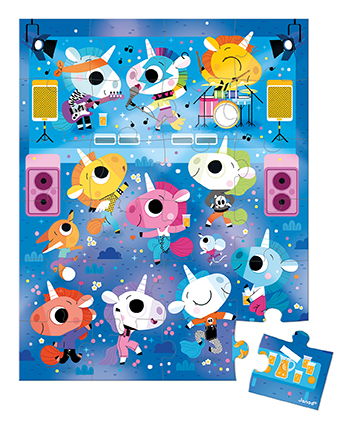 Puzzel Janod Unicorns rock concert | Puzzle 24