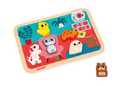 Puzzel Janod Pets | Chunky Puzzle