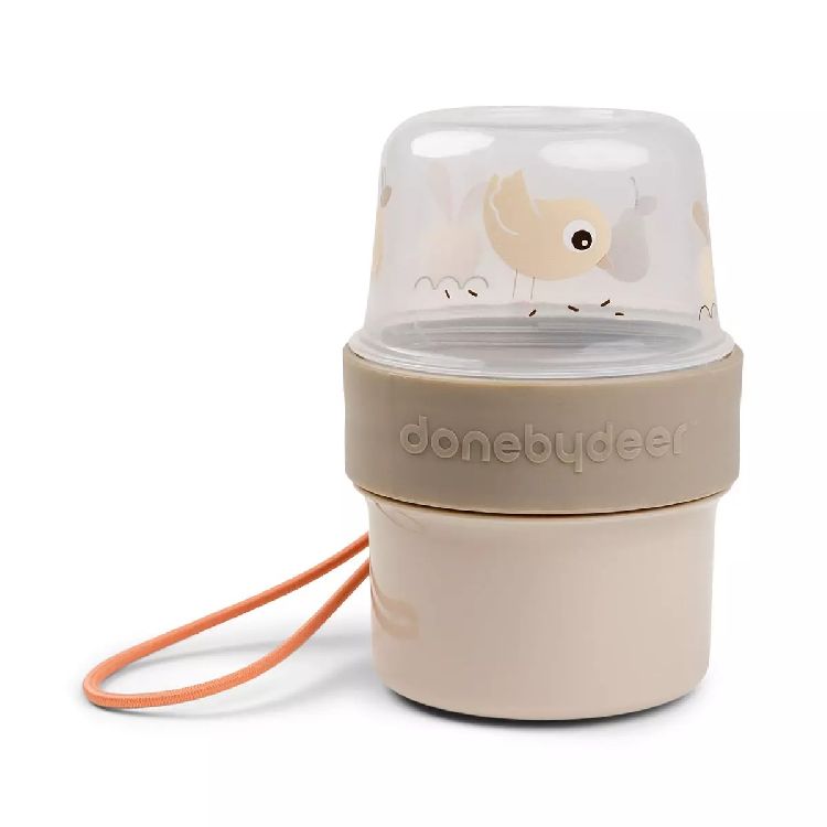 Bewaarpotje Done by Deer Birdee, 1 stuk(s) | To Go 2-Way Snack Container S