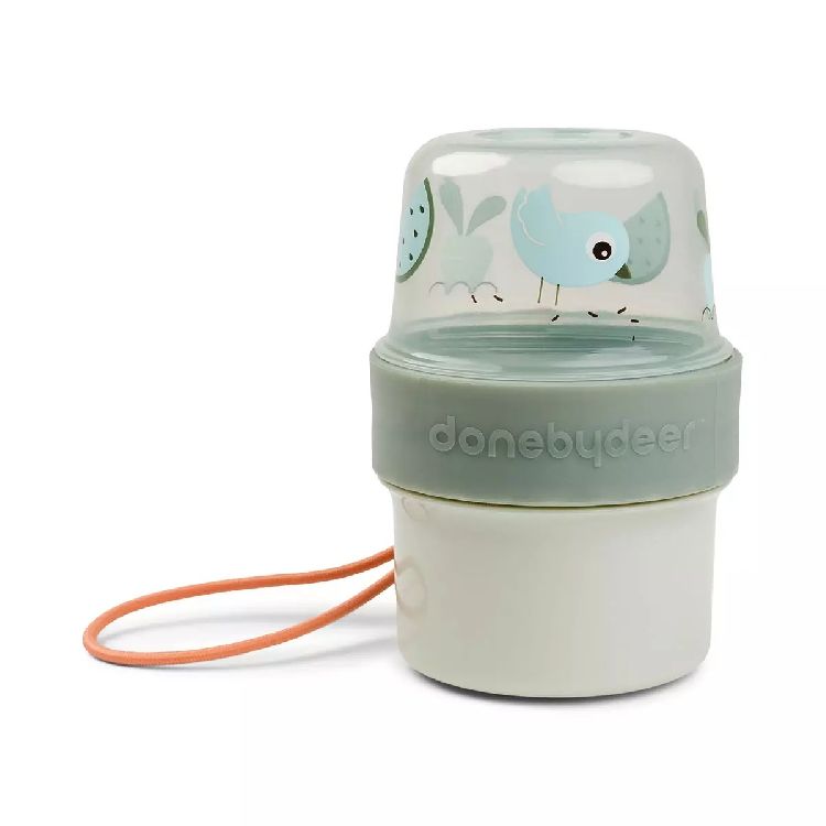 Bewaarpotje Done by Deer Birdee, 1 stuk(s) | To Go 2-Way Snack Container S