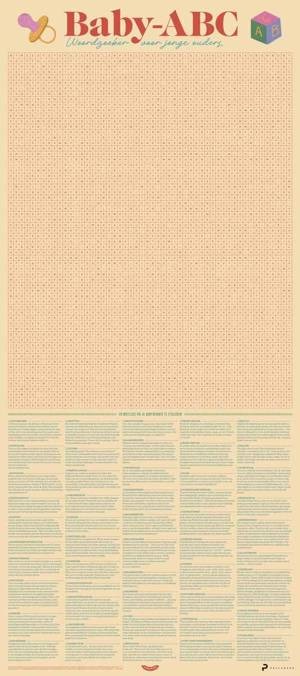 Mijlpaalkaarten Stratier Poster - Baby ABC