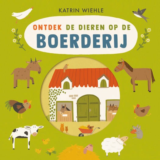 Boek Uitgeverij Hoogland & Van Klaveren Ontdek De Dieren Op De Boerderij, leesboek
