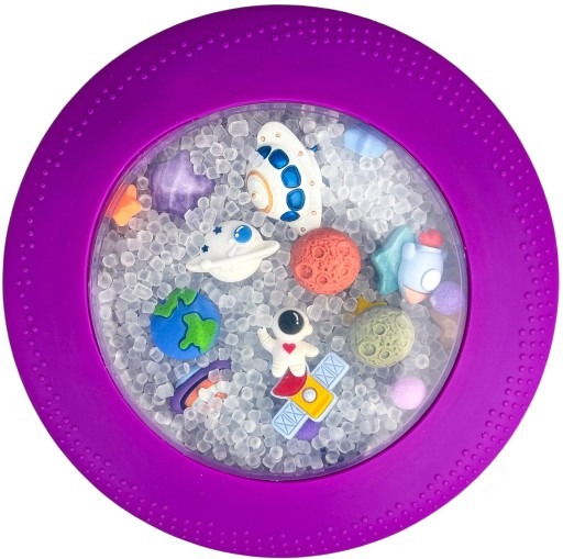 Gevulde fles & figuur Jellystone Designs Peekaboo Sensory Bag