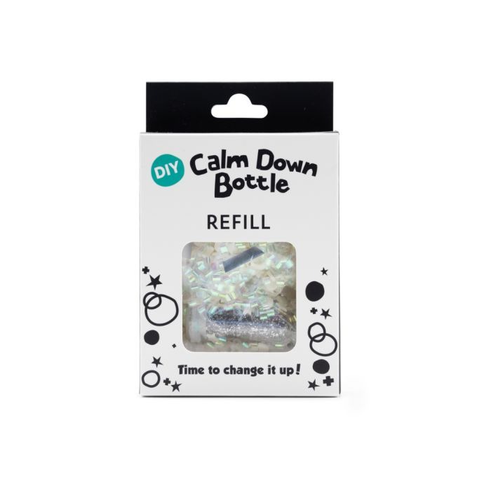 Gevulde fles en figuur Jellystone Designs DIY Calm Down Bottle Refill