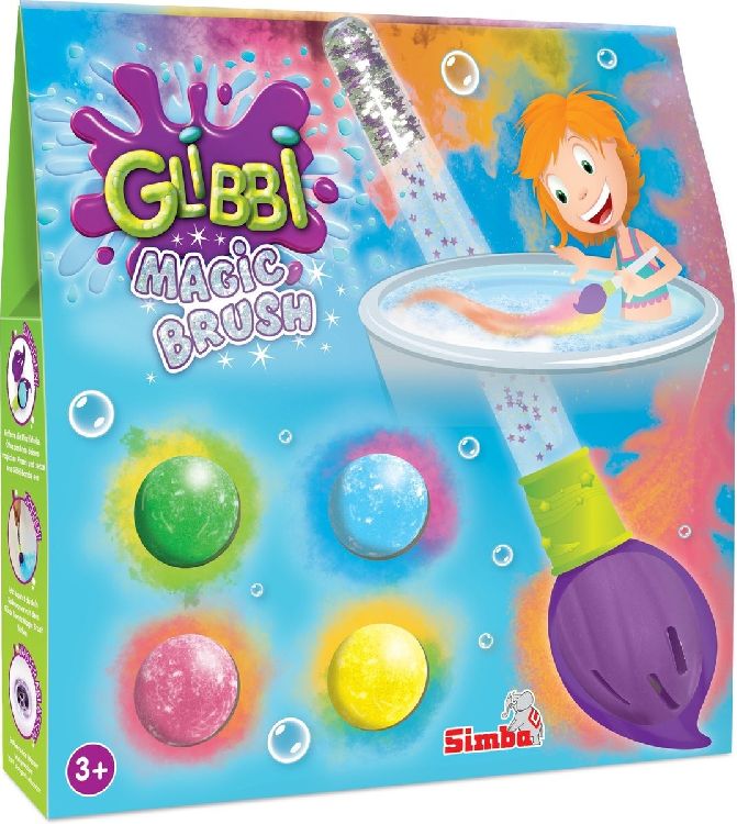 Badspeelgoed Glibbi Bomb magic brush